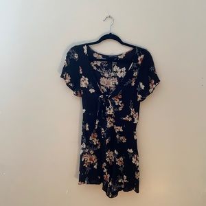 american eagle romper with front cut out